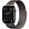 Apple Watch Series 11 46mm Slate Titanium Case with Slate Milanese Loop - M/L