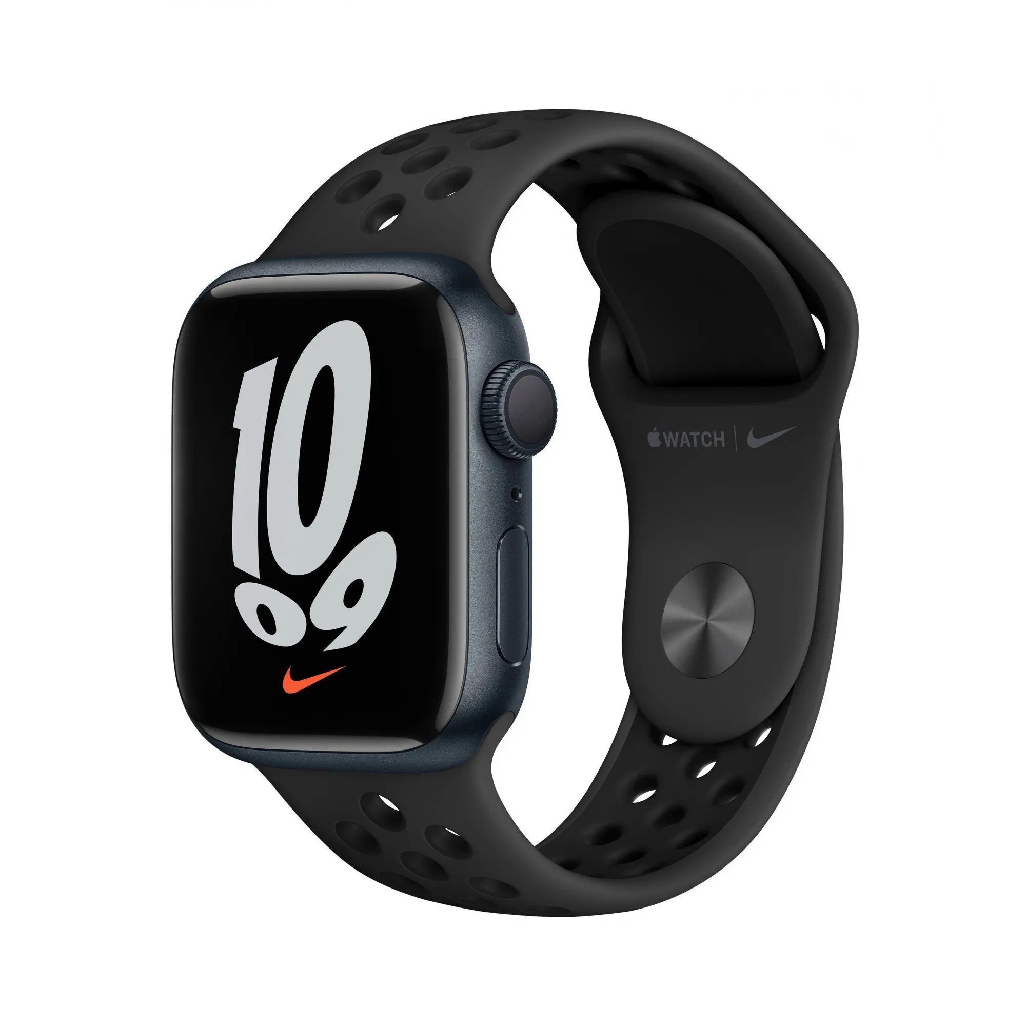 Apple Watch Nike Series 7 GPS + Cellular 41mm Midnight Aluminium Case with Anthracite/Black Nike Sport Band