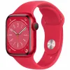 Apple Watch Series 8 41mm Red Aluminium Case with Red Sport Band