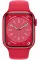 Apple Watch Series 8 45mm Red Aluminium Case with Red Sport Band