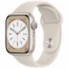 Apple Watch Series 8 45mm Starlight Aluminum Case with Starlight Sport Band