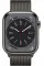 Apple Watch 8 41mm (GPS+LTE) Graphite Stainless Steel Case with Graphite Milanese Loop