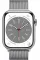 Apple Watch 8 41mm (GPS+LTE) Silver Stainless Steel Case with Milanese Loop Silver
