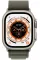 Apple Watch Ultra 49mm Titanium Case with Green Alpine Loop Large