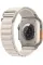 Apple Watch Ultra 49mm Titanium Case with Starlight Alpine Loop Large