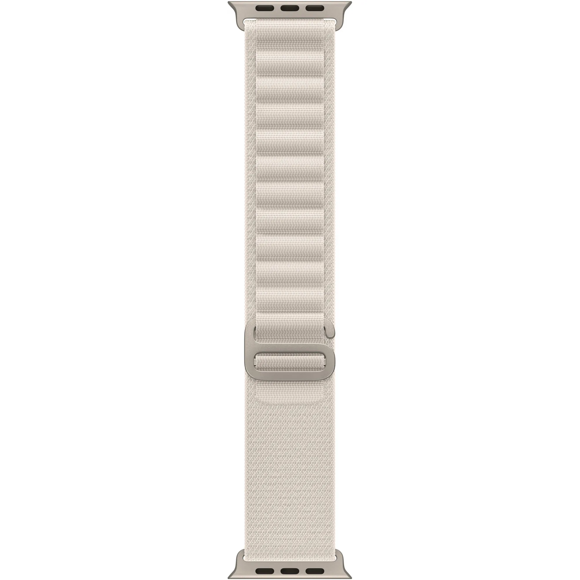 Apple Watch Ultra 49mm Titanium Case with Starlight Alpine Loop Large