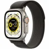 Apple Watch Ultra 49mm Titanium Case with Black/Gray Trail Loop S/M