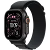 Apple Watch Ultra 3 GPS + Cellular, 49mm Black Titanium Case with Black Alpine Loop - Large