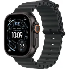 Apple Watch Ultra 3 GPS + Cellular, 49mm Black Titanium Case with Black Ocean Band