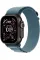 Apple Watch Ultra 3 GPS + Cellular, 49mm Black Titanium Case with Light Blue Alpine Loop - Small