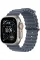 Apple Watch Ultra 3 GPS + Cellular, 49mm Natural Titanium Case with Anchor Blue Ocean Band