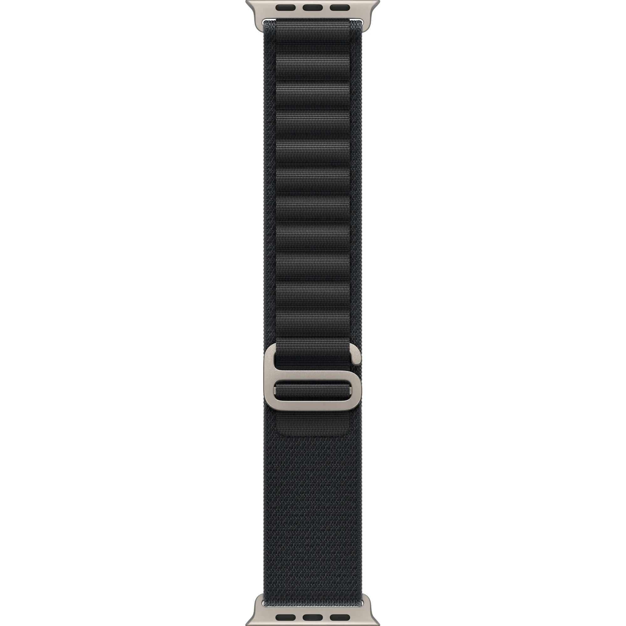 Apple Watch Ultra 3 GPS + Cellular, 49mm Natural Titanium Case with Black Alpine Loop - Medium