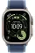 Apple Watch Ultra 3 GPS + Cellular, 49mm Natural Titanium Case with Blue/Bright Blue Trail Loop - S/M