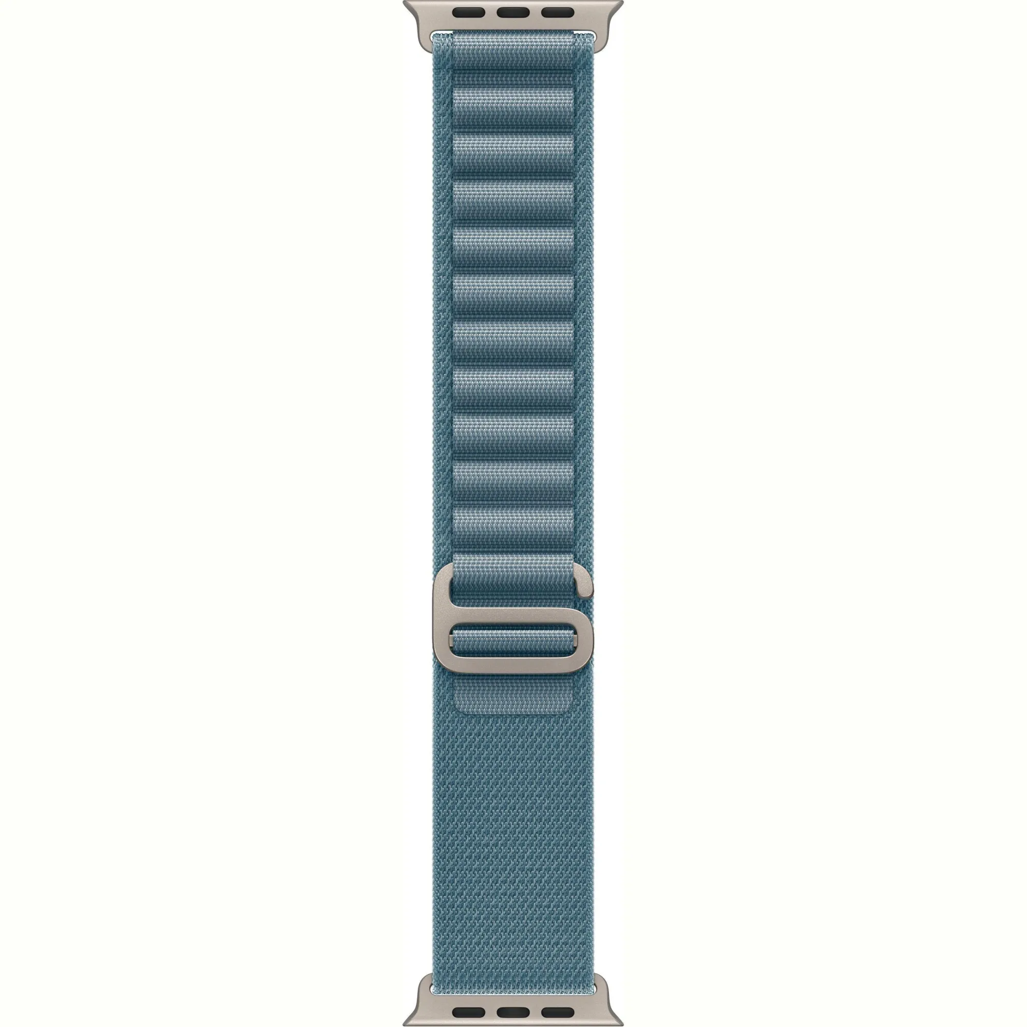 Apple Watch Ultra 3 GPS + Cellular, 49mm Natural Titanium Case with Light Blue Alpine Loop - Small