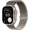 Apple Watch Ultra 3 GPS + Cellular, 49mm Natural Titanium Case with Natural Titanium Milanese Loop - Small