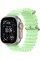 Apple Watch Ultra 3 GPS + Cellular, 49mm Natural Titanium Case with Neon Green Ocean Band