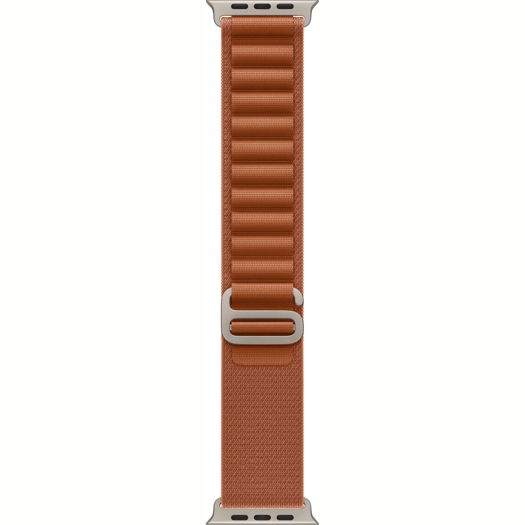 Apple Watch Ultra 3 GPS + Cellular, 49mm Natural Titanium Case with Terra Cotta Alpine Loop - Large