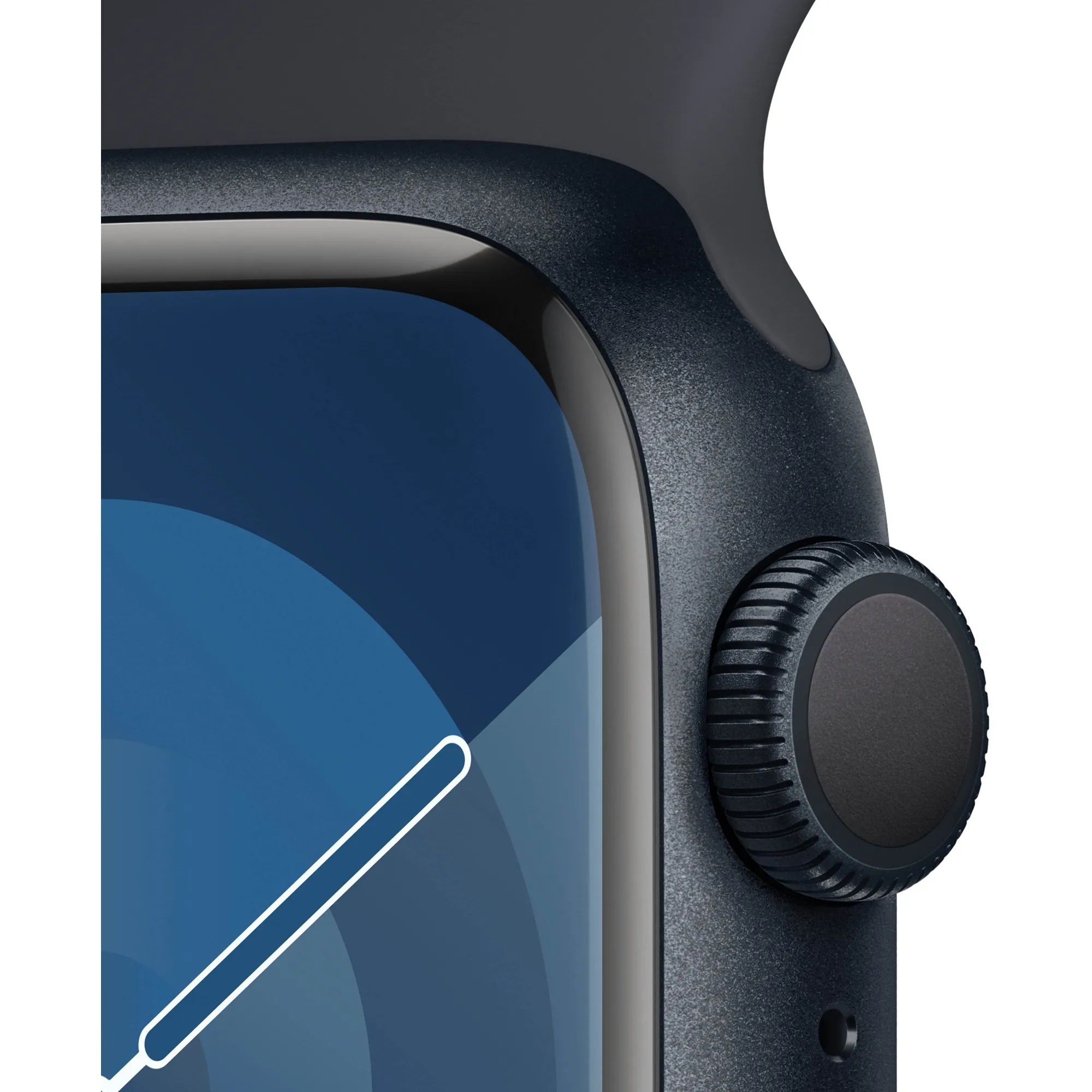 Apple Watch Series 9 41mm GPS Midnight Aluminum Case with Midnight Sport Band (M/L)