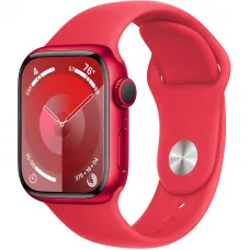 Apple Watch Series 9 41mm GPS (PRODUCT)RED Aluminum Case with Red Sport Band (M/L)
