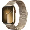 Apple Watch Series 9 GPS + LTE 41mm Gold Stainless Steel Case with Gold Milanese Loop