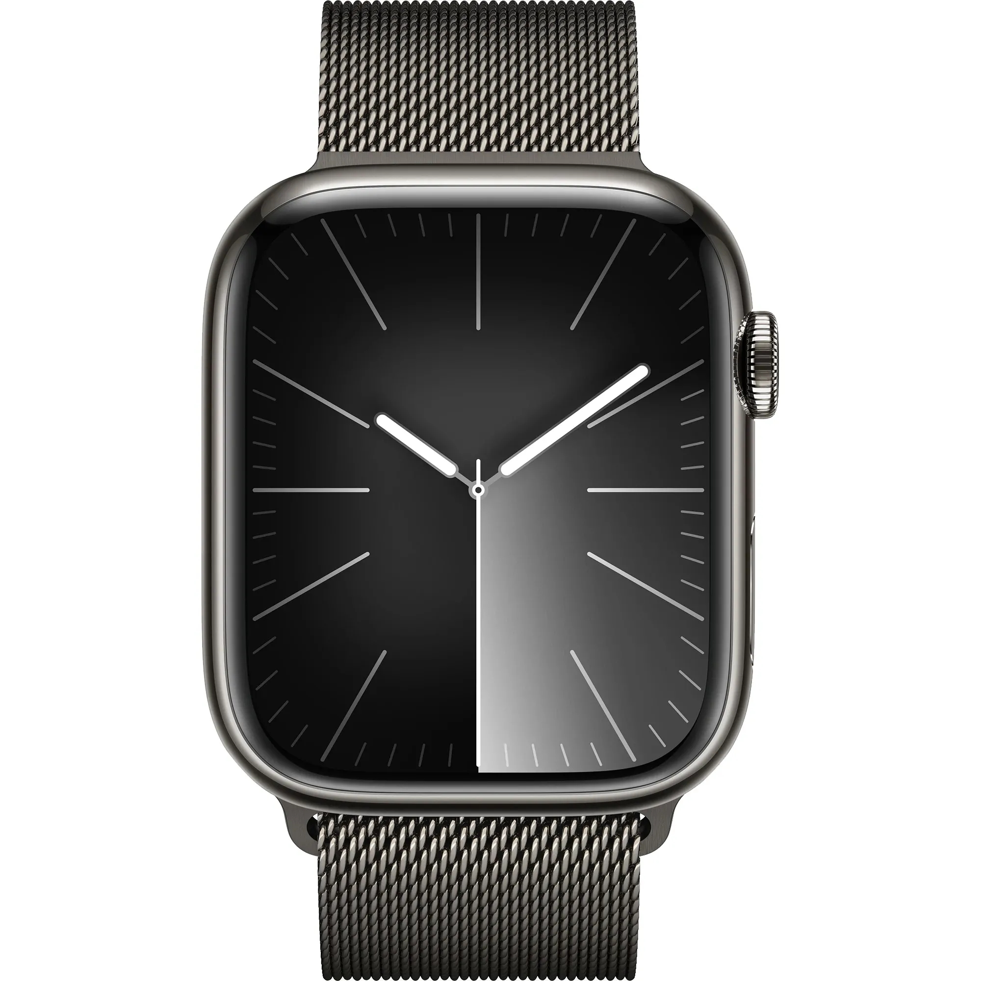 Apple Watch Series 9 GPS + LTE 45mm Graphite Stainless Steel Case with Graphite Milanese Loop