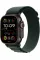 Apple Watch Ultra 2 49mm Black Titanium Case with Dark Green Alpine Loop (Medium) 2024