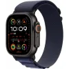 Apple Watch Ultra 2 49mm Black Titanium Case with Navy Alpine Loop (Small) 2024