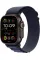 Apple Watch Ultra 2 49mm Black Titanium Case with Navy Alpine Loop (Small) 2024