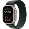 Apple Watch Ultra 2 49mm Natural Titanium Case with Dark Green Alpine Loop (Small) 2024