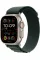 Apple Watch Ultra 2 49mm Natural Titanium Case with Dark Green Alpine Loop (Small) 2024