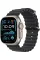 Apple Watch Ultra 2 49mm Natural Titanium Case with Black Ocean Band 2024