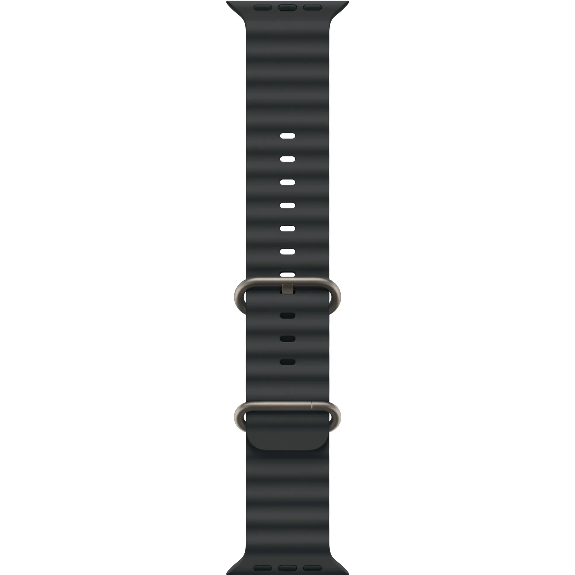 Apple Watch Ultra 2 49mm Natural Titanium Case with Black Ocean Band 2024