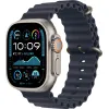 Apple Watch Ultra 2 49mm Natural Titanium Case with Navy Ocean Band 2024