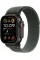 Apple Watch Ultra 2 49mm Black Titanium Case with Green Trail Loop M/L 2024