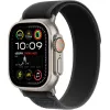 Apple Watch Ultra 2 49mm Natural Titanium Case with Black Trail Loop S/M 2024