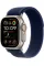 Apple Watch Ultra 2 49mm Natural Titanium Case with Blue Trail Loop S/M 2024
