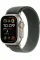 Apple Watch Ultra 2 49mm Natural Titanium Case with Green Trail Loop M/L 2024