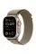 Apple Watch Ultra 2 49mm Titanium Case with Olive Alpine Loop (Small)