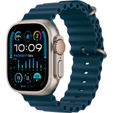 Apple Watch Ultra 2 49mm Titanium Case with Blue Ocean Band