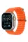 Apple Watch Ultra 2 49mm Titanium Case with Orange Ocean Band