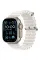 Apple Watch Ultra 2 49mm Titanium Case with White Ocean Band