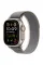 Apple Watch Ultra 2 49mm Titanium Case with Green/Gray Trail Loop (M/L)