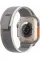 Apple Watch Ultra 2 49mm Titanium Case with Green/Gray Trail Loop (M/L)