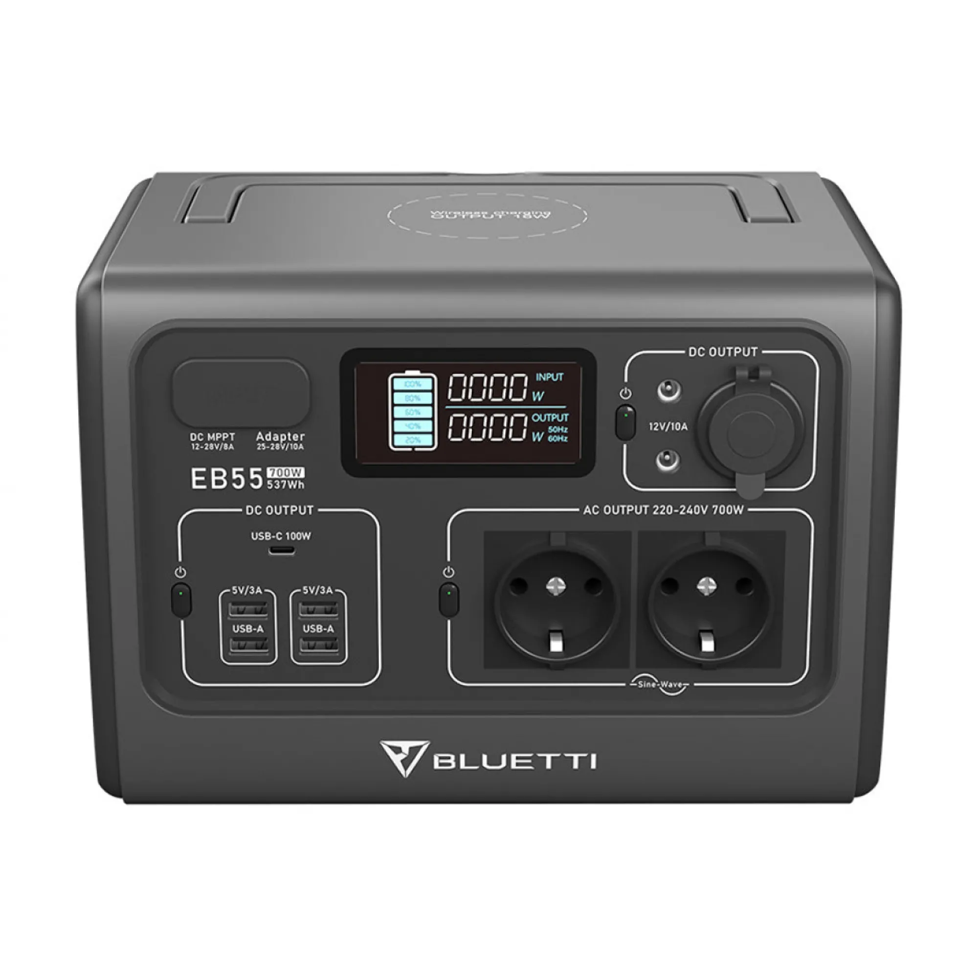 Зарядна станція BLUETTI EB55 (537 Вт·год)