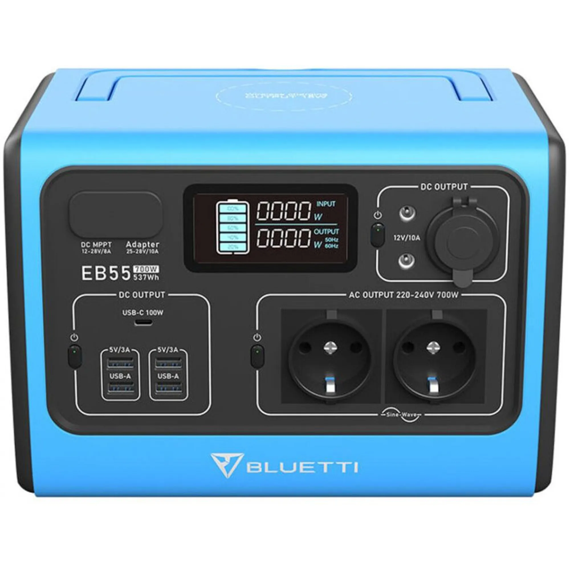 Зарядна станція BLUETTI EB55 (537 Вт·год)