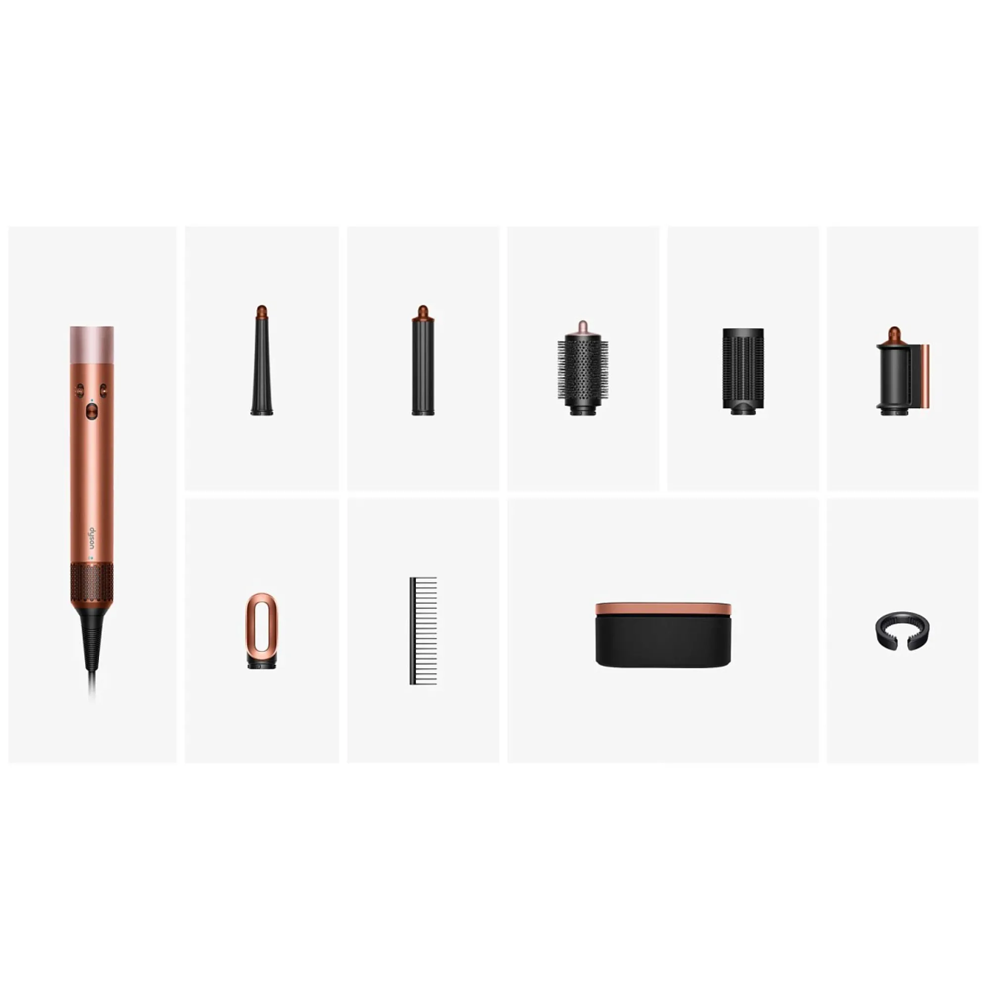 Стайлер для прямого та хвилястого волосся Dyson Airwrap i.d. (Amber Silk)