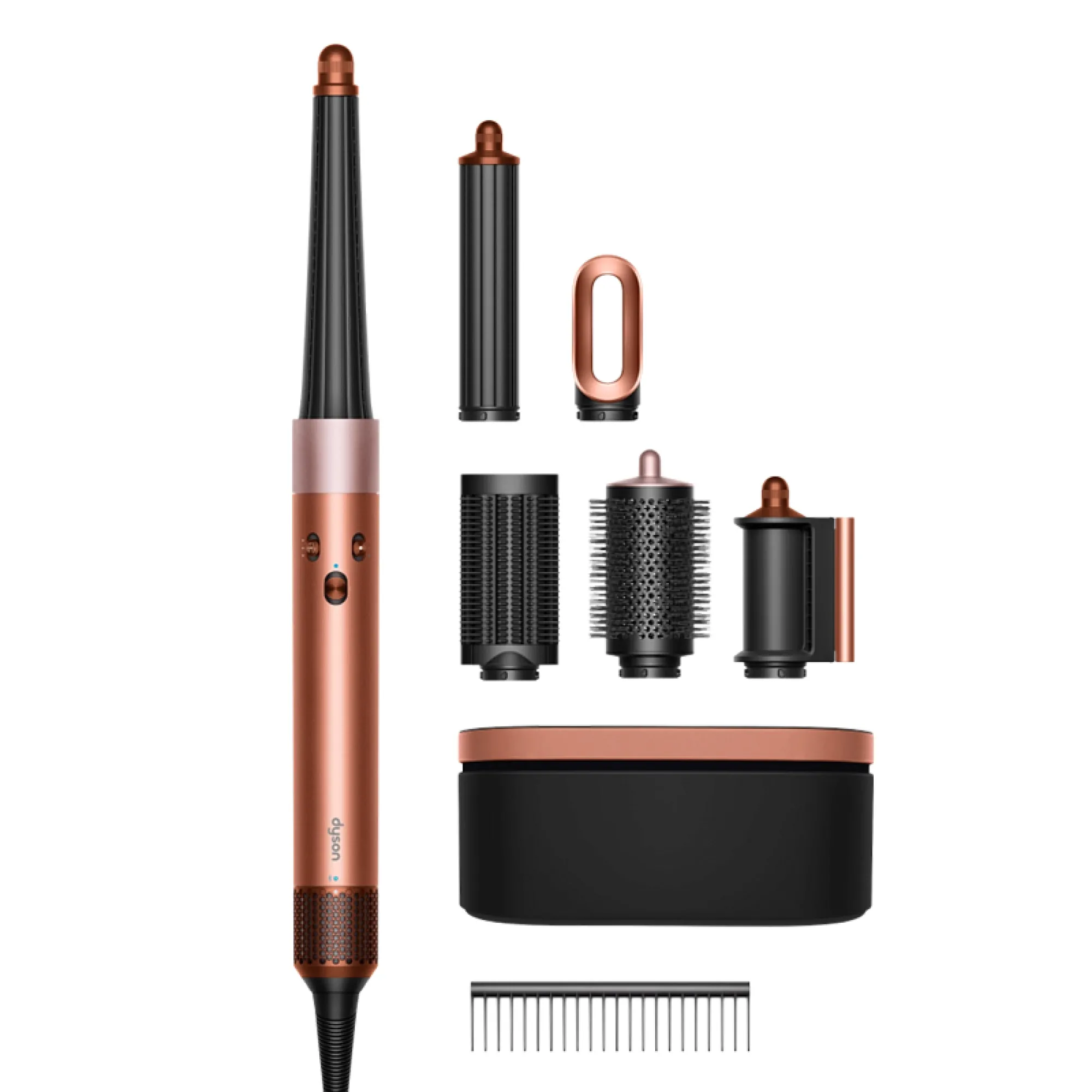 Стайлер для прямого та хвилястого волосся Dyson Airwrap i.d. (Amber Silk)