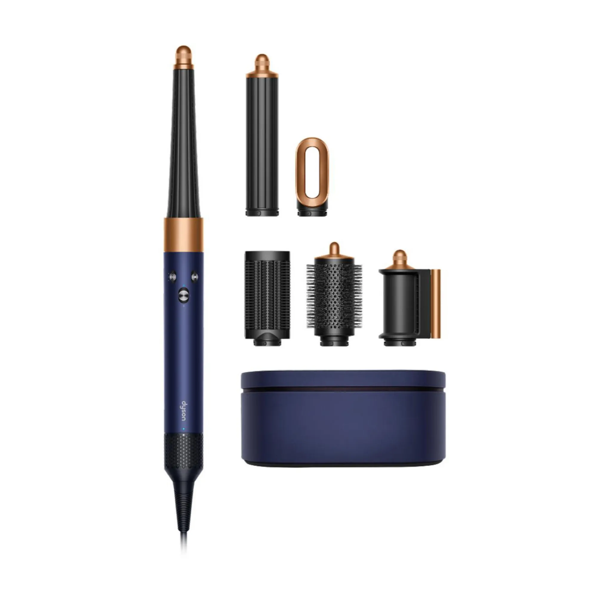 Стайлер для прямого та хвилястого волосся Dyson Airwrap i.d. (Prussian Blue/Rich Copper)