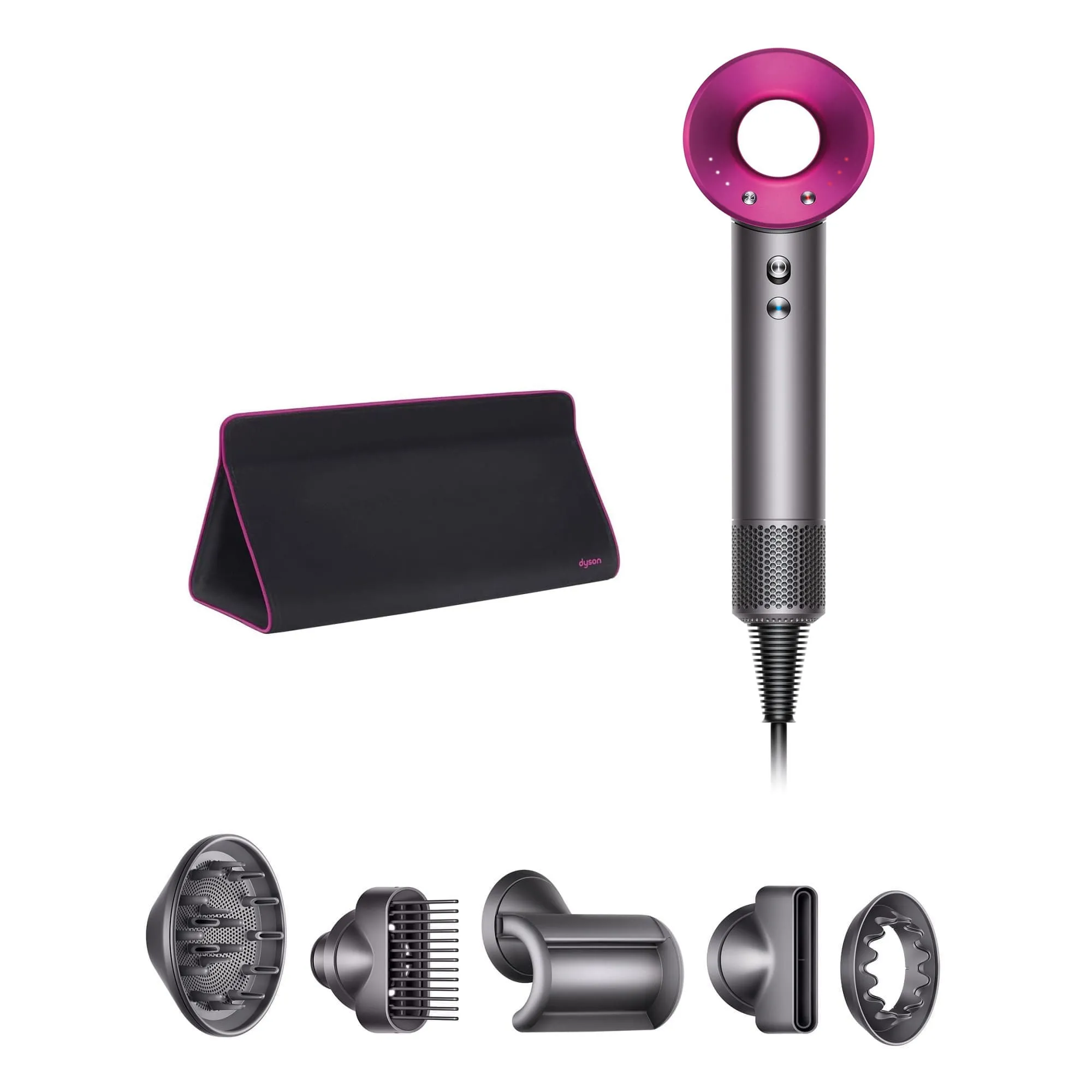 Фен для волосся Dyson Supersonic HD07 (Iron/Fuchsia)