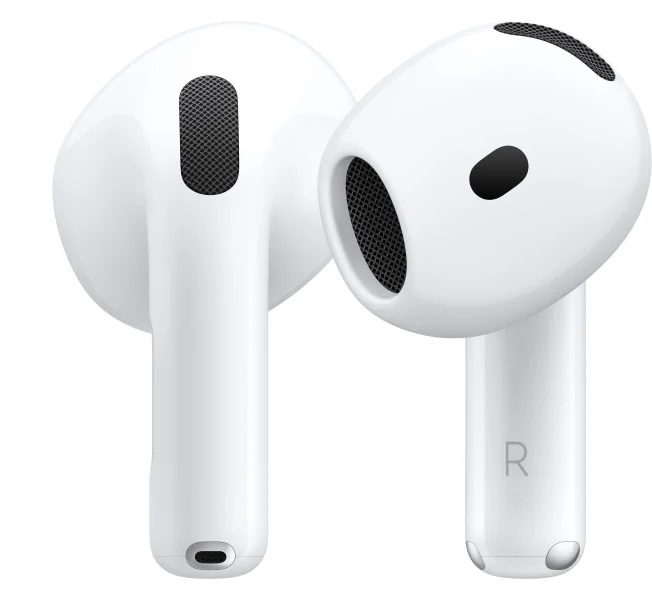 Apple AirPods 4 без силіконових насадок – відкрита конструкція навушників